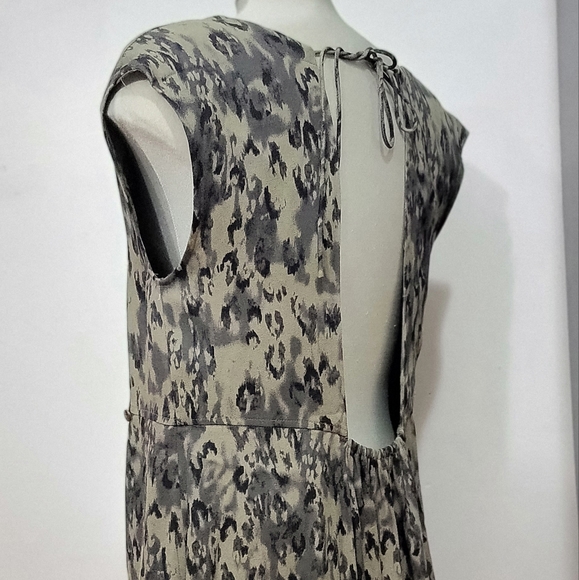 Free People Black And Dark Green Dress - Picture 4 of 16